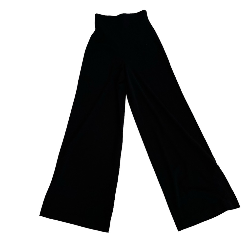 Donna Karan High Waisted Wool Black Pants